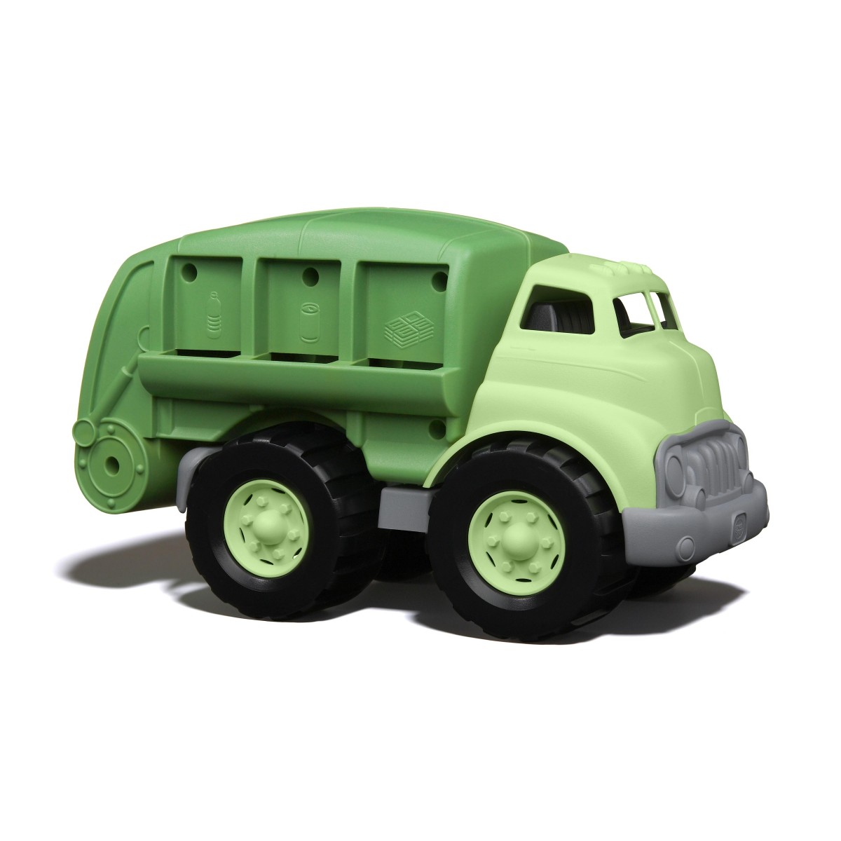 green toy recycling truck